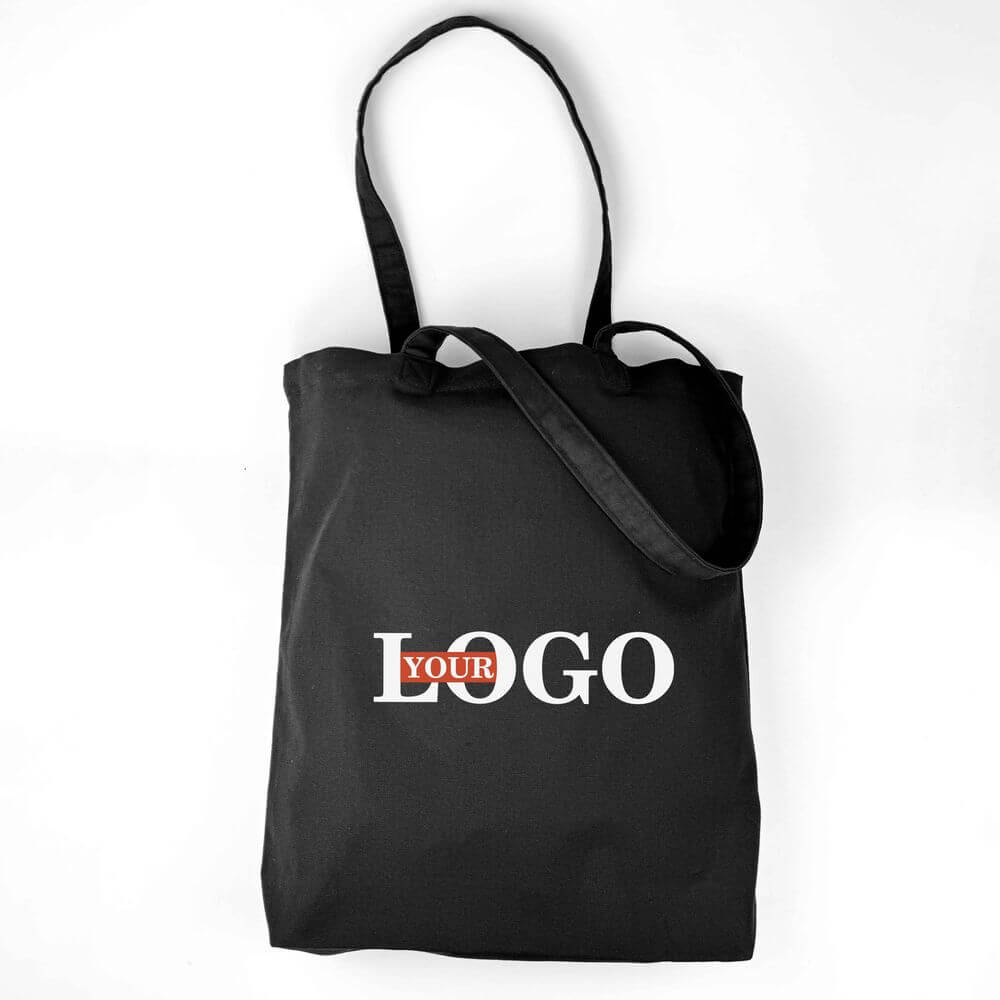 Екосумка (шопер) з логотипом чорна