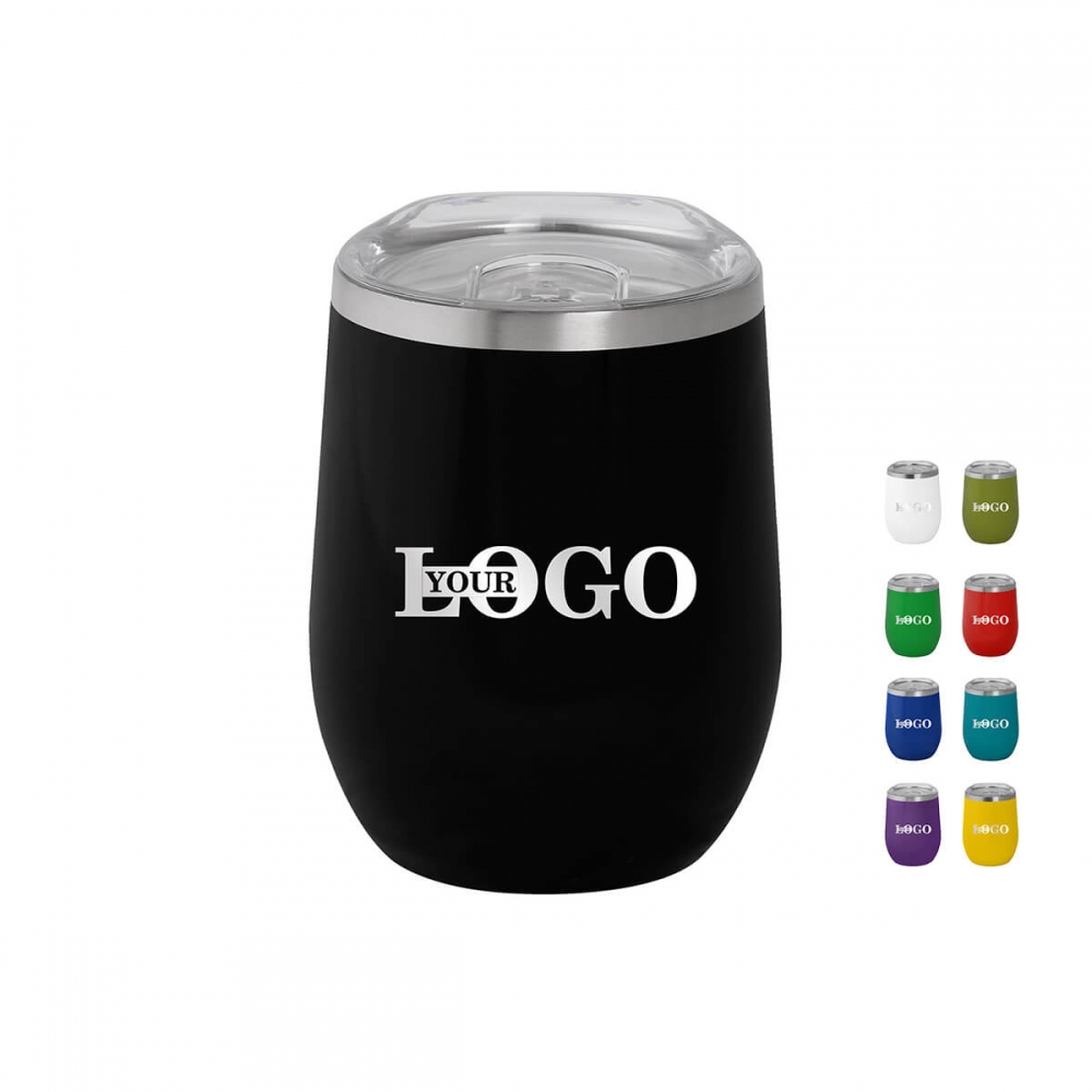 Термочашка з логотипом 350 мл чорна