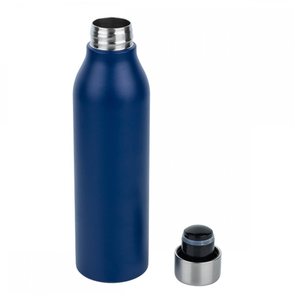 Термос з логотипом на замовлення синій