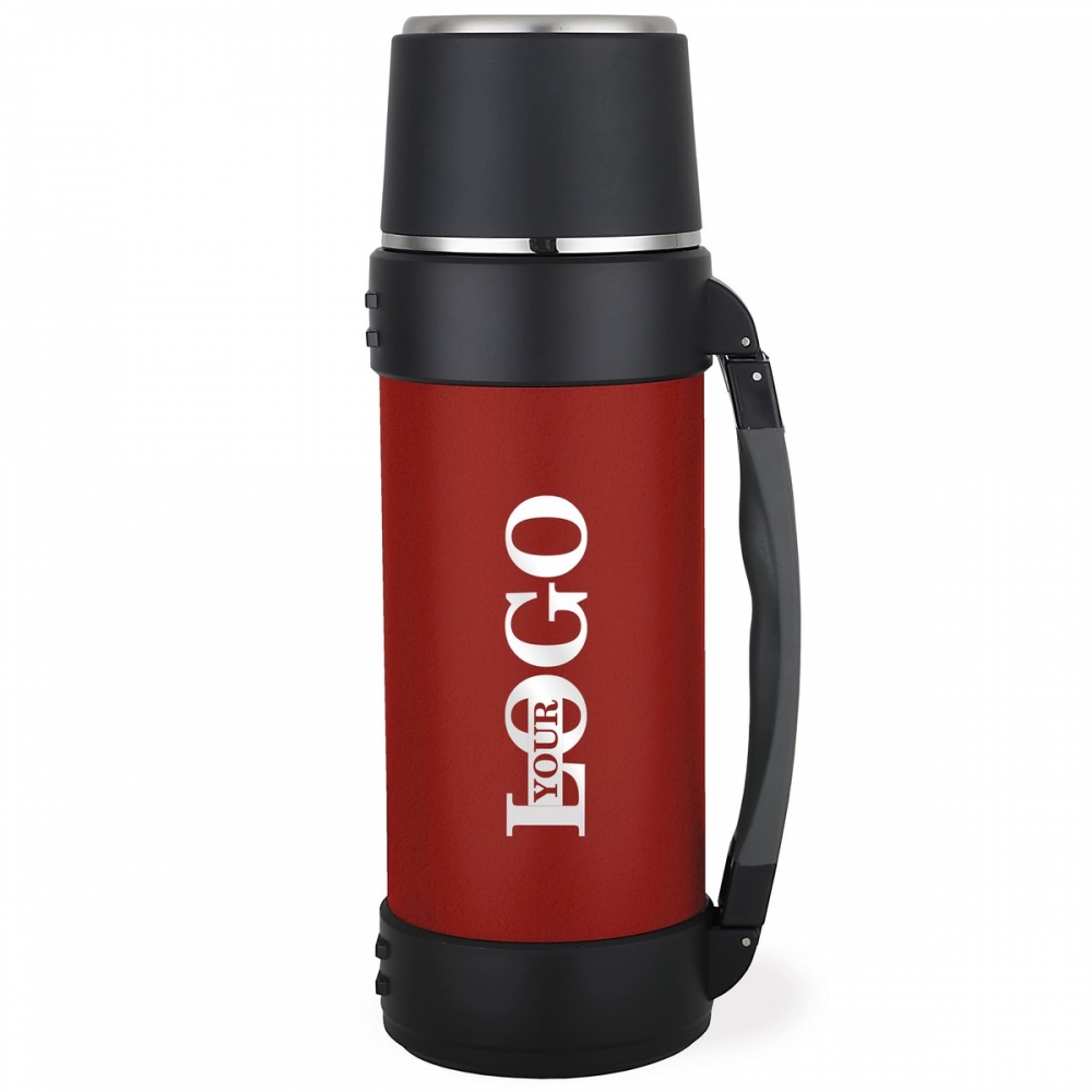 Термос преміум для брендування червоний