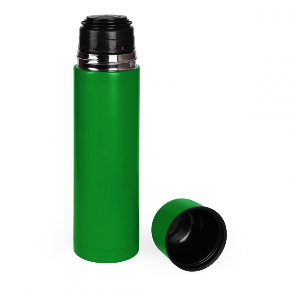 Термос із логотипом 750 мл зелений