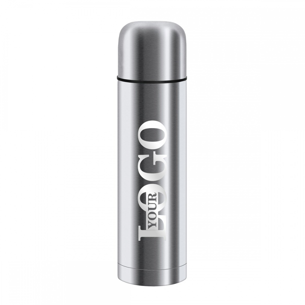 Термос із логотипом 750 мл сталь