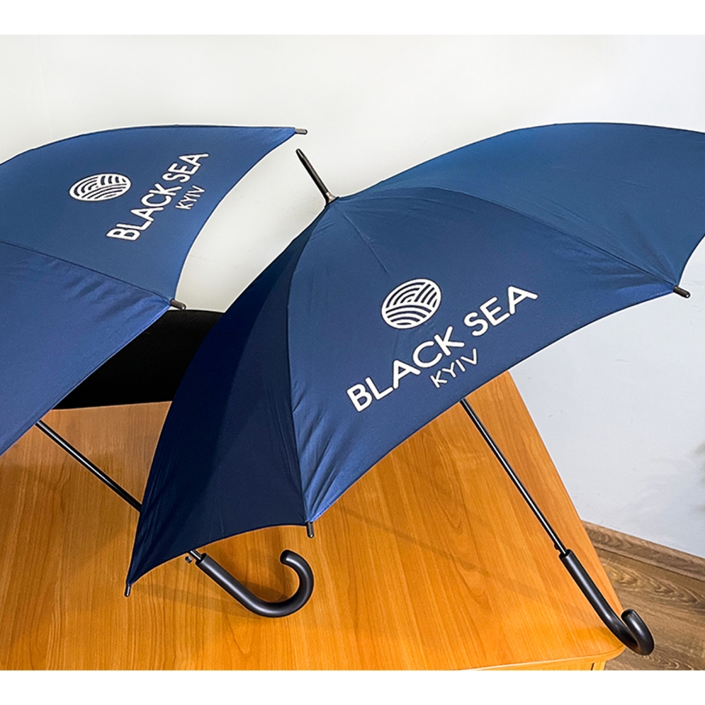 Парасоля з логотипом тростина автомат