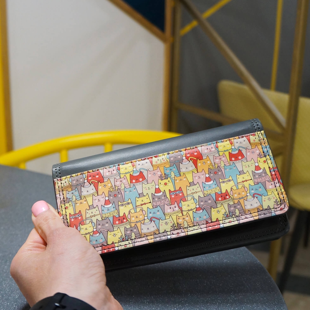 Кошелек ZIZ Зимние коты