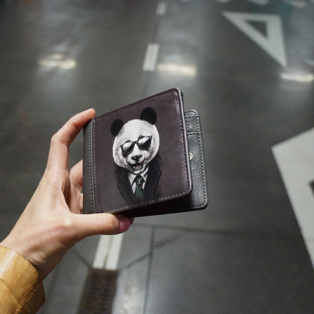 Гаманець ZIZ Панда в піджаку