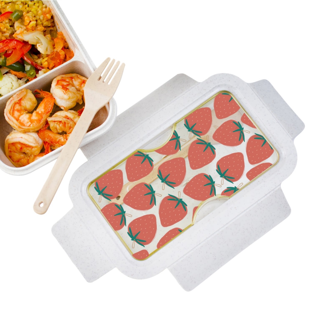 Ланч бокс Клубнички ( из пшеничного эко-волокна) Ланч бокс Клубнички ( из пшеничного эко-волокна)