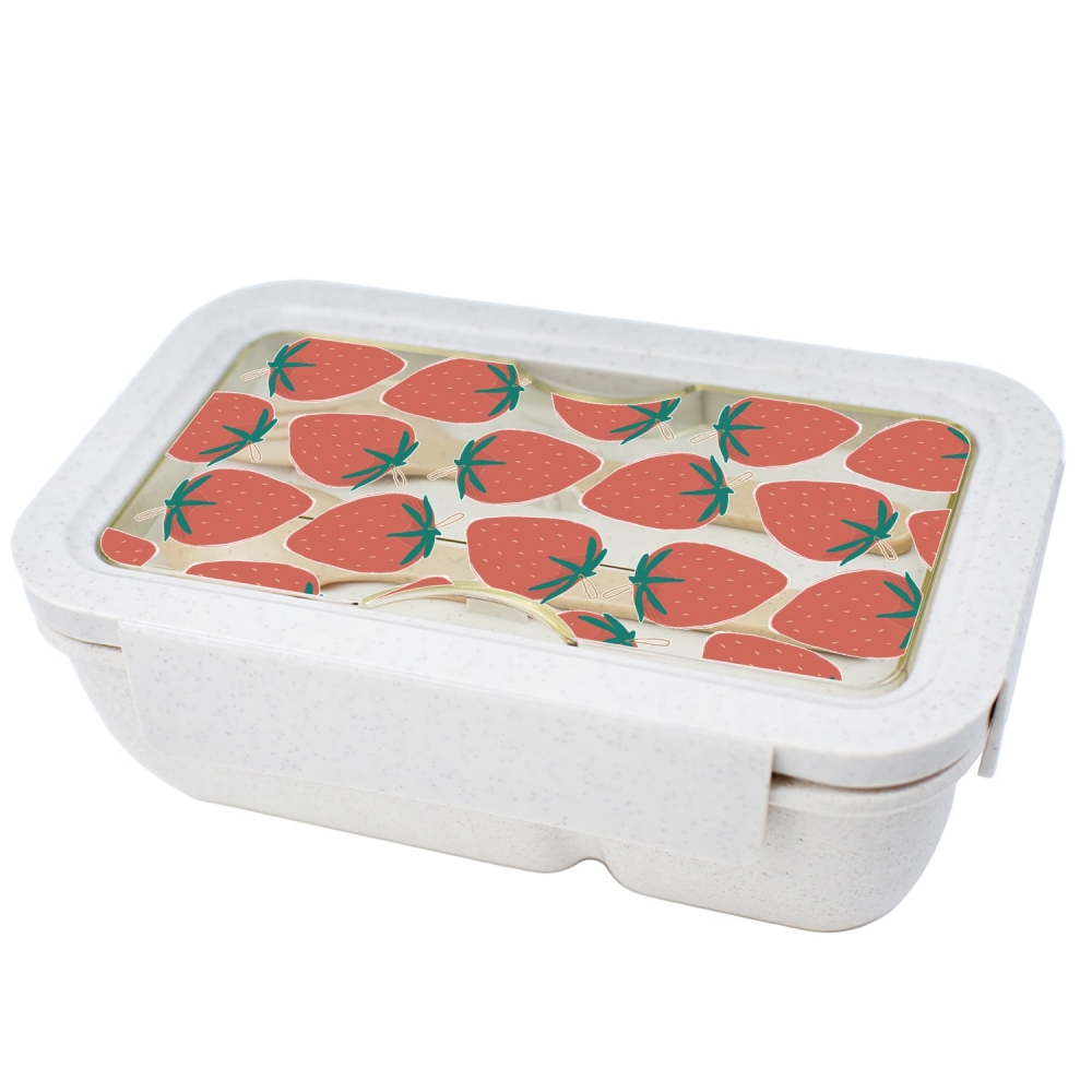 Ланч бокс Клубнички ( из пшеничного эко-волокна) Ланч бокс Клубнички ( из пшеничного эко-волокна)