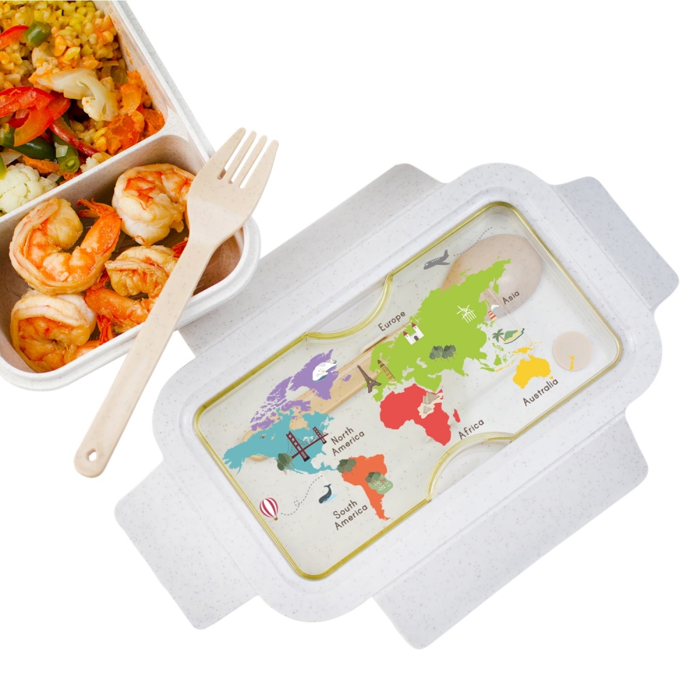 Ланч бокс Карта ( из пшеничного эко-волокна) Ланч бокс Карта ( из пшеничного эко-волокна)