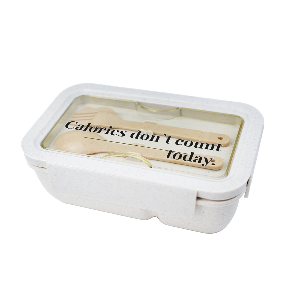 Ланч бокс Calories don't count ( з пшеничного еко-волокна )