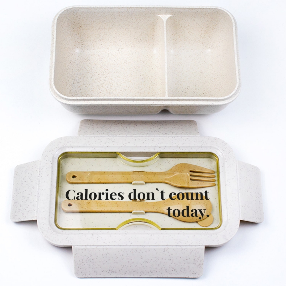 Ланч бокс Calories don't count ( з пшеничного еко-волокна )