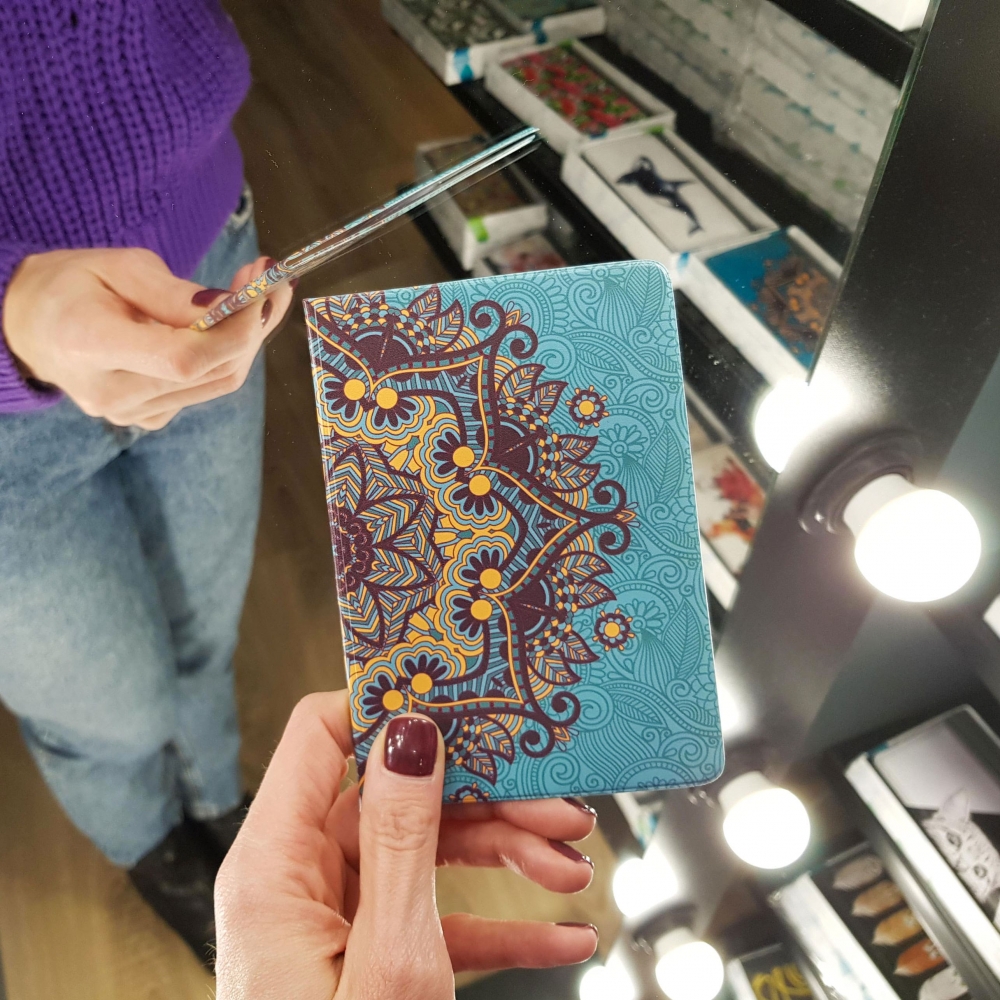 Обложка для документов 5 в 1 Золотые узоры ZIZ Обложка для документов 5 в 1 Золотые узоры ZIZ