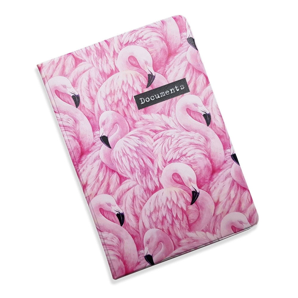 Обложка для документов 5 в 1 Фламинго ZIZ Обложка для документов 5 в 1 Фламинго ZIZ