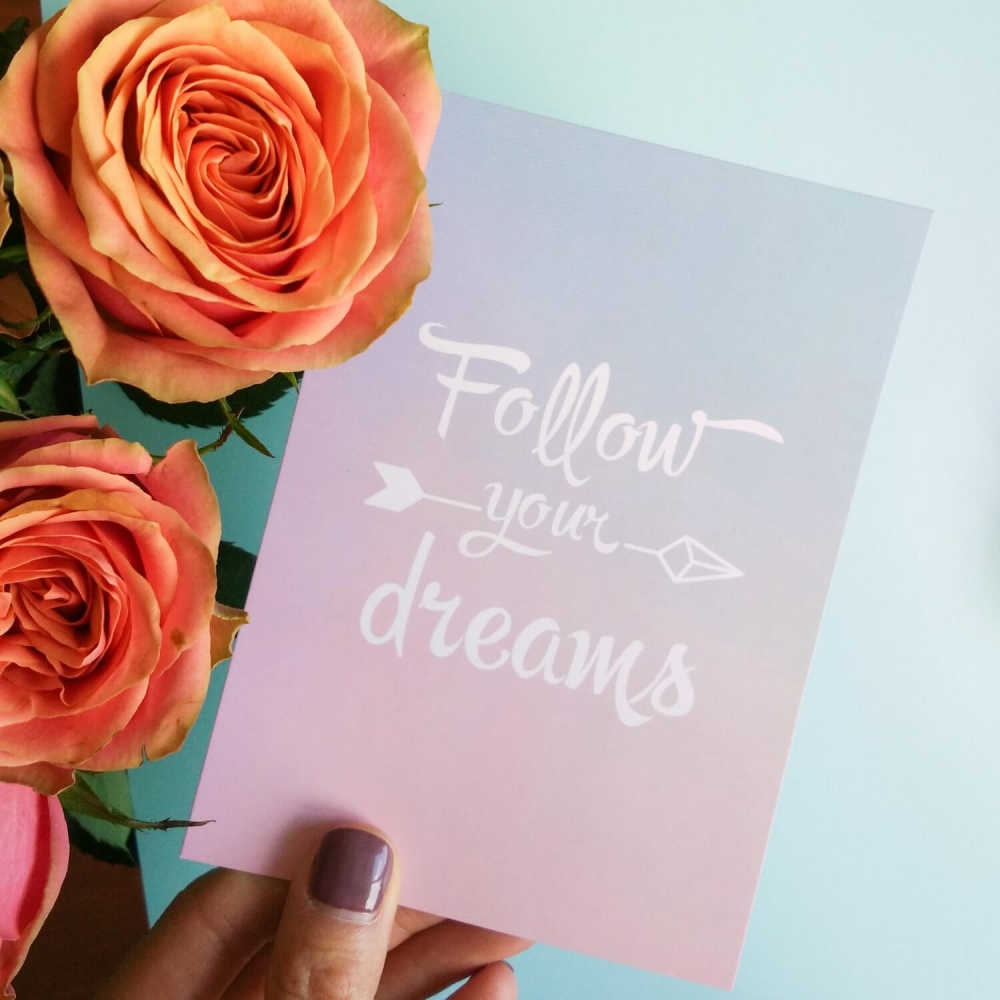 Листівка ZIZ За своєю мрією Листівка ZIZ За своєю мрією