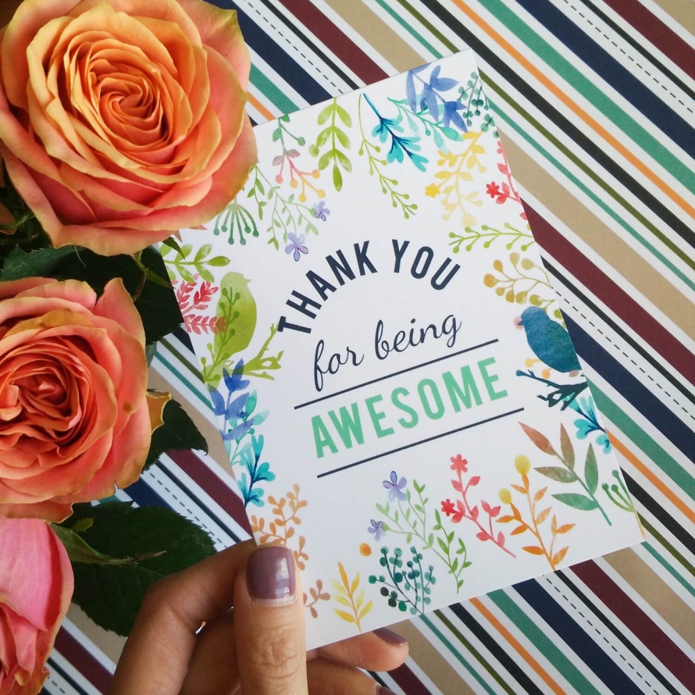 Открытка ZIZ Спасибо за тебя Открытка ZIZ Спасибо за тебя