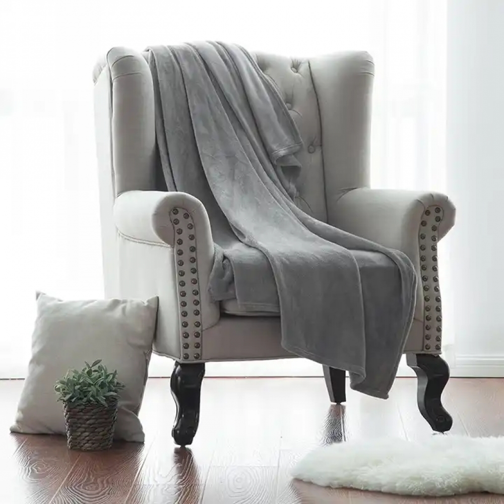 Флісовий плед із логотипом для брендування 130 х 180 см