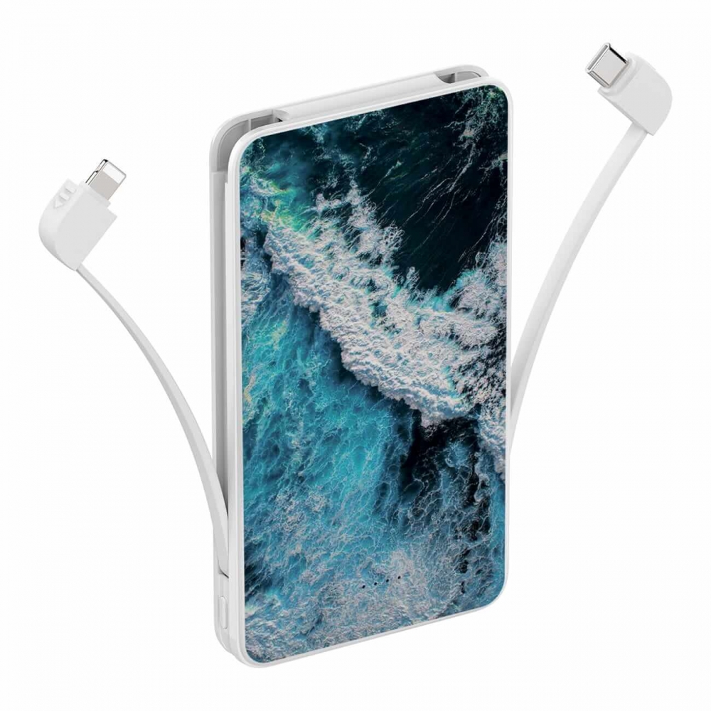 Повербанк ZIZ Океанічна хвиля 10000 мАг