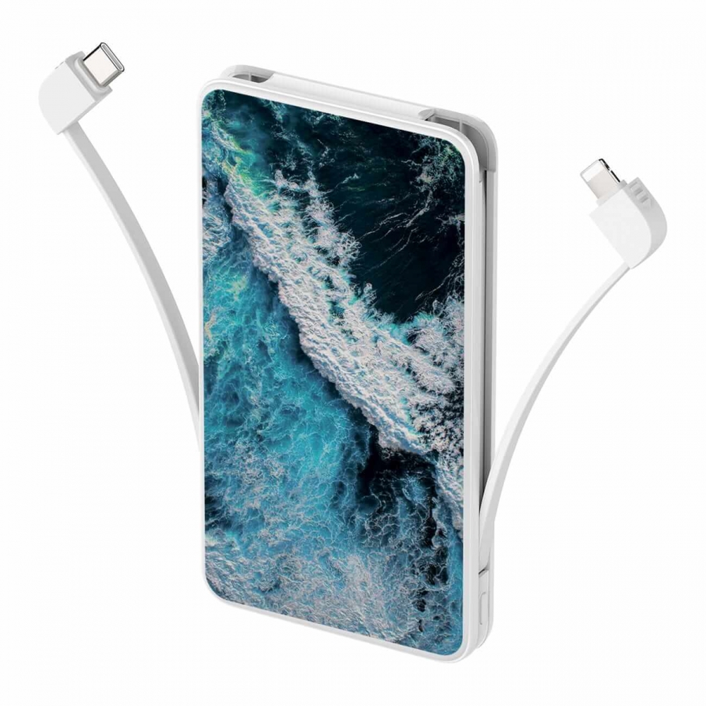 Повербанк ZIZ Океанічна хвиля 10000 мАг