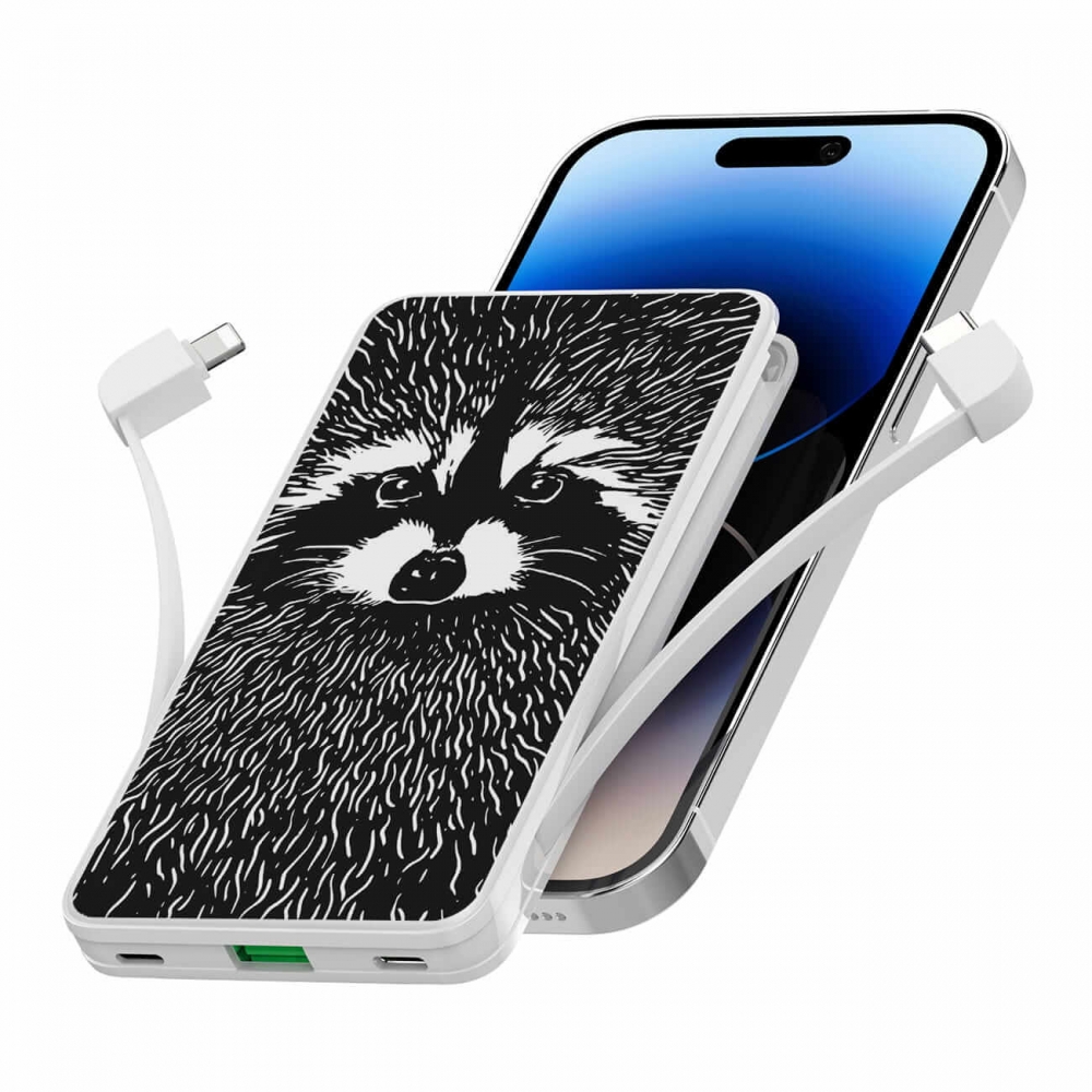 Повербанк ZIZ Єнот 10000 мАг