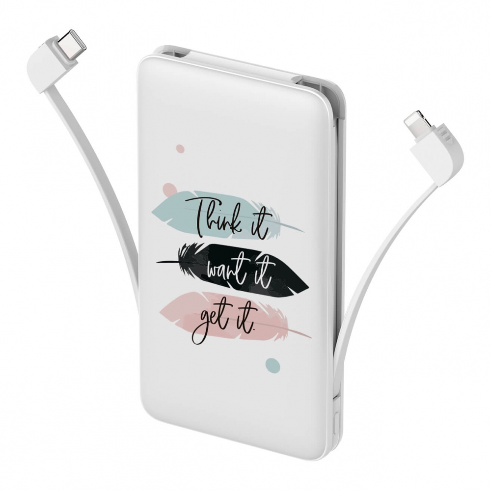 Повербанк ZIZ Думай Желай Получай 10000 мАч