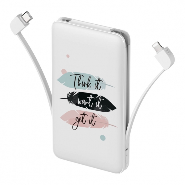 Повербанк ZIZ Думай Желай Получай 10000 мАч