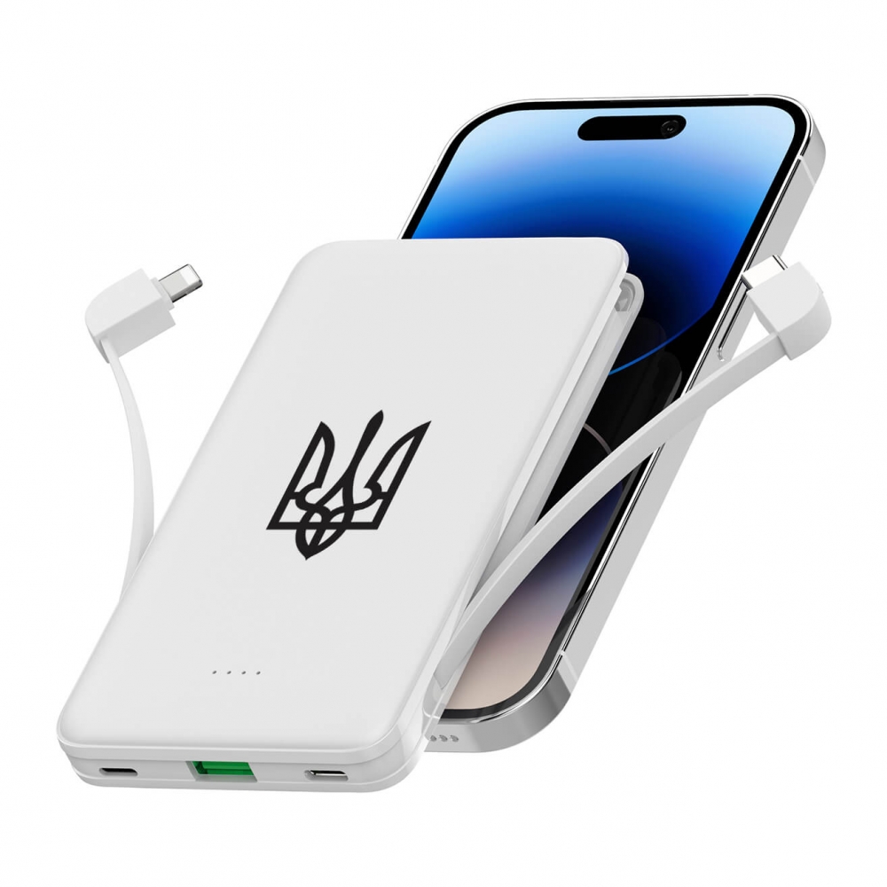 Повербанк ZIZ Герб Украины 10000 мАч