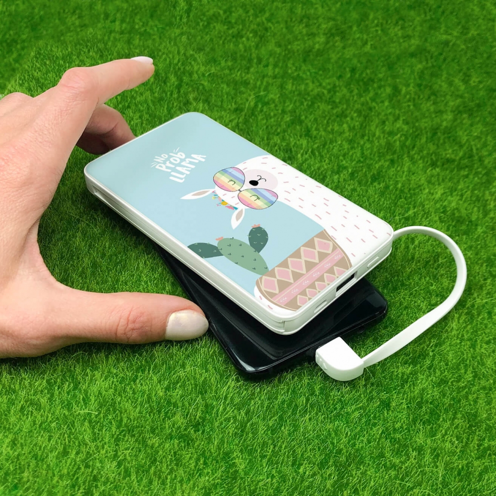 Повербанк ZIZ Солнечная лама 10000 мАч