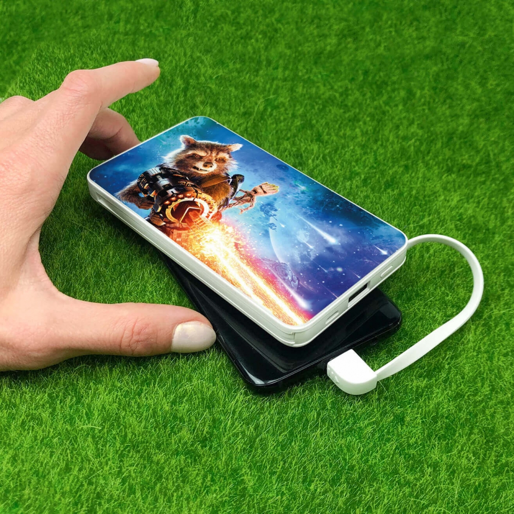 Повербанк ZIZ Енот Ракета 10000 мАч