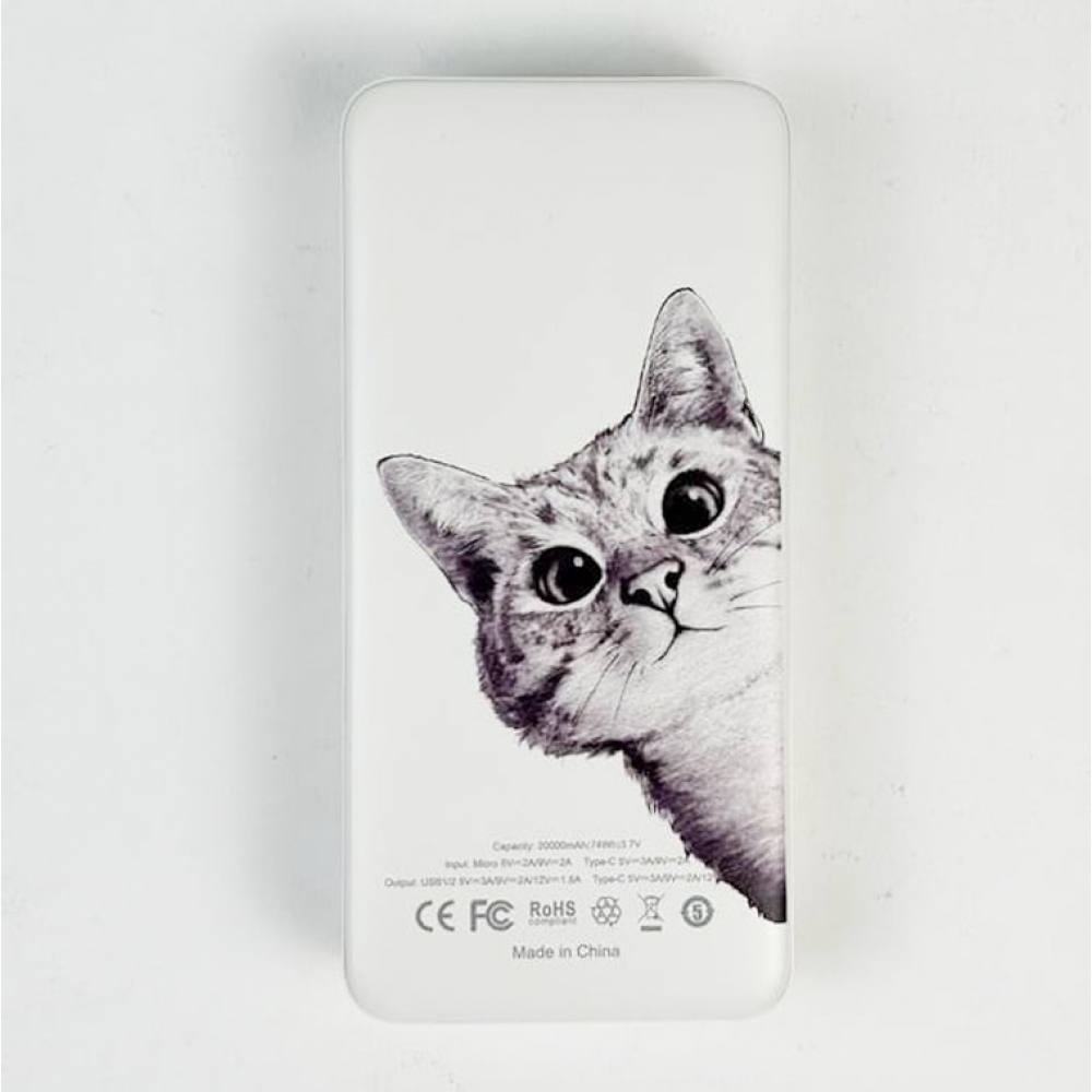 Повербанк ZIZ Эй, Кот 20000 мАч