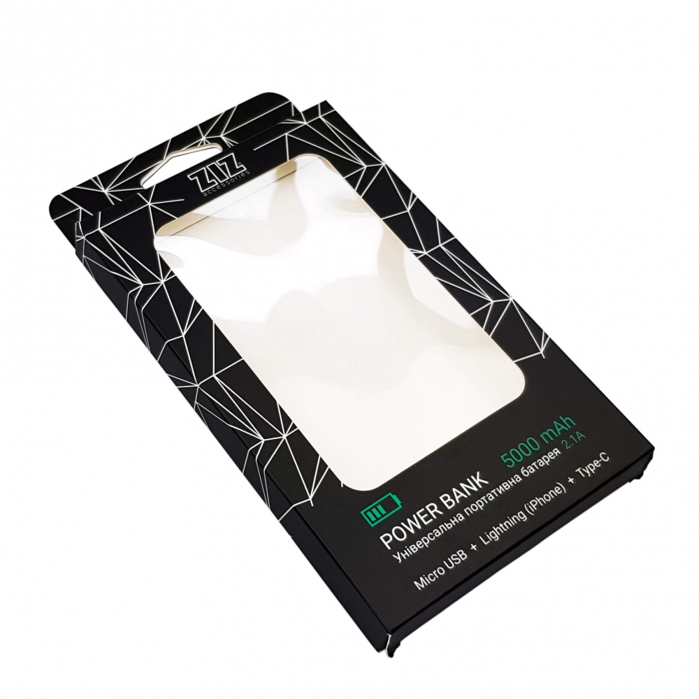 Повербанк ZIZ Білий 5000 мАч опт - опт