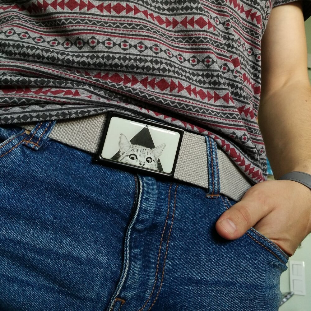 Ремень ZIZ Кот