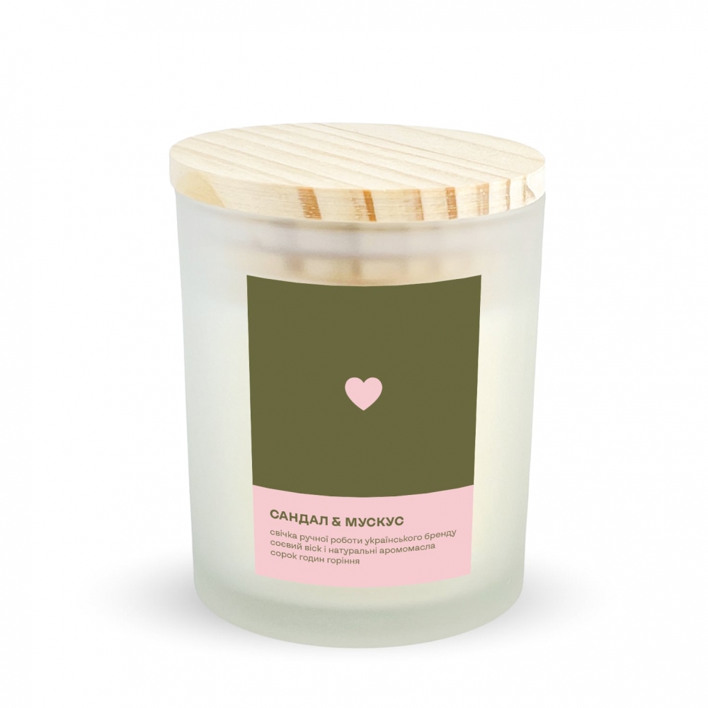 Свеча ZIZ соевая Сердечко