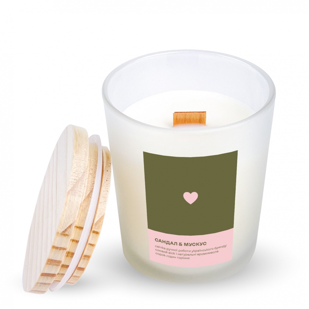 Свеча ZIZ соевая Сердечко