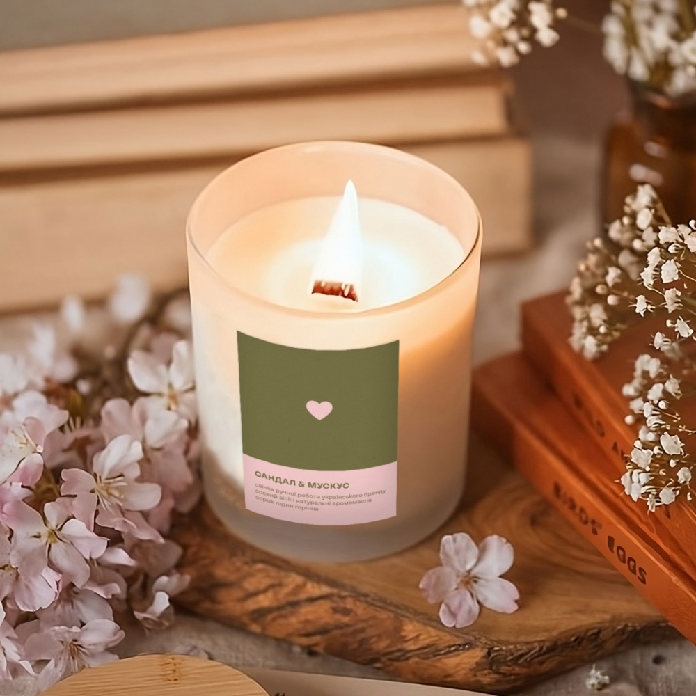 Свеча ZIZ соевая Сердечко