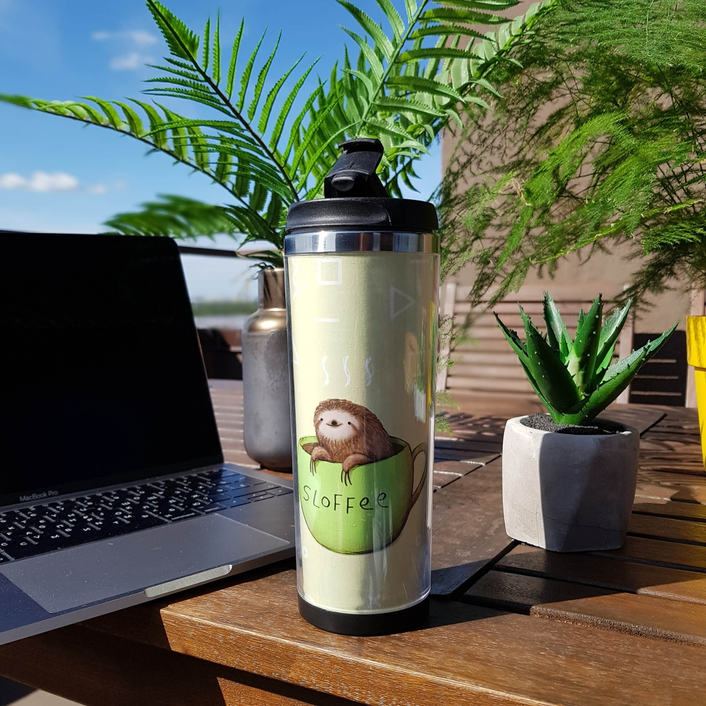 Термокружка ZIZ Ленивый кофе