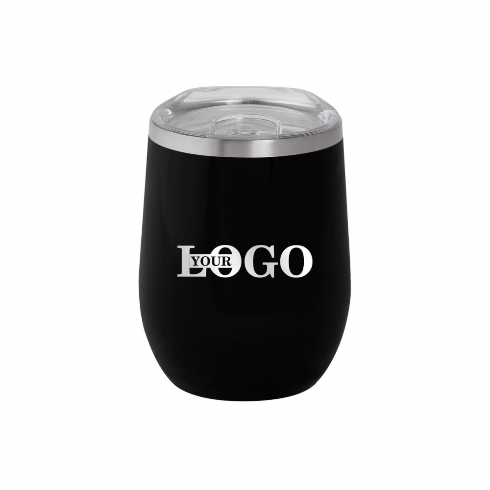 Термочашка з логотипом 350 мл чорна