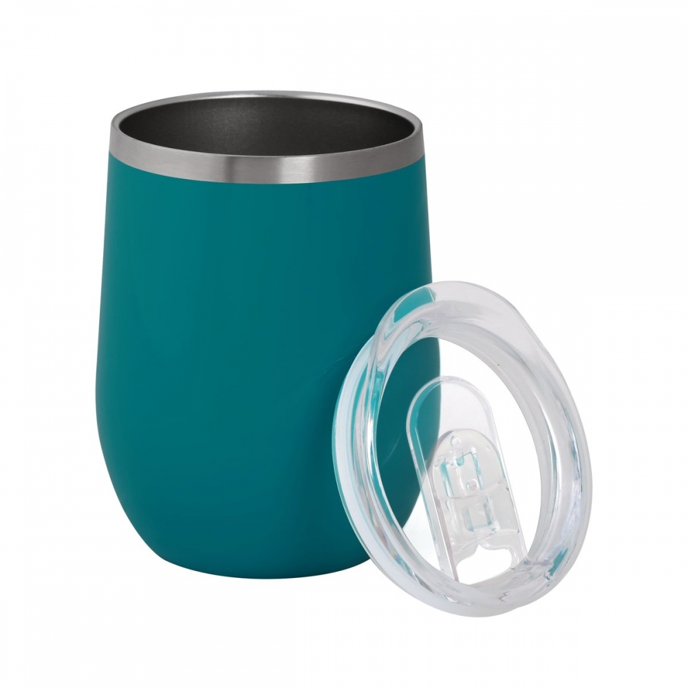 Термочашка з логотипом 350 мл бірюзова