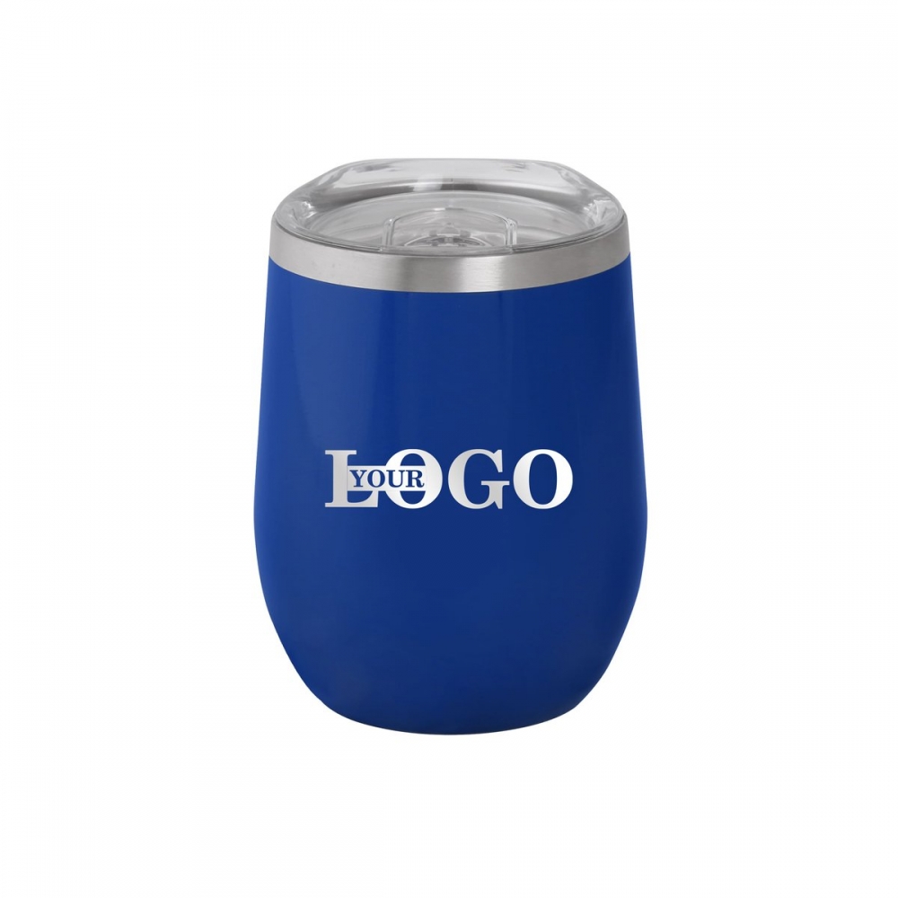 Термочашка з логотипом 350 мл синя